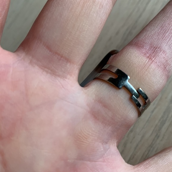 CREATION - Brown white Glass Ring - OZ - Picture 8 of 13